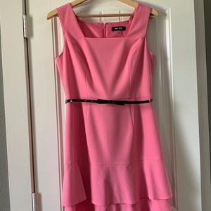 Nine West Pink Dress Size 4 womens holiday derby summer party